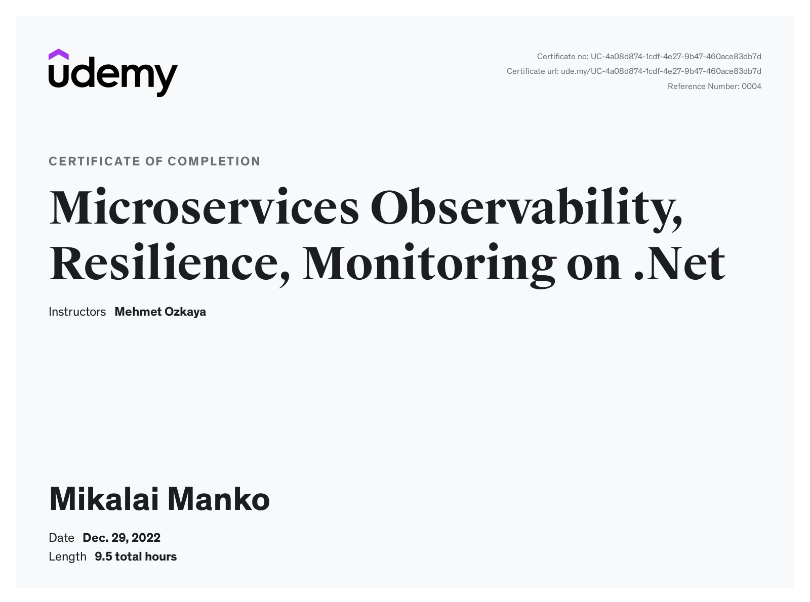 Microservices Observability Resilience Monitoring on .NET